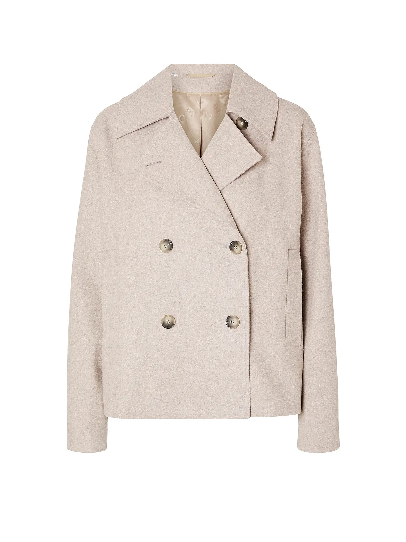 SELECTED FEMME | Wolljacke SLFALMA | beige